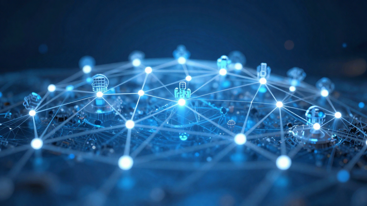 A man working on cyber security network for a business